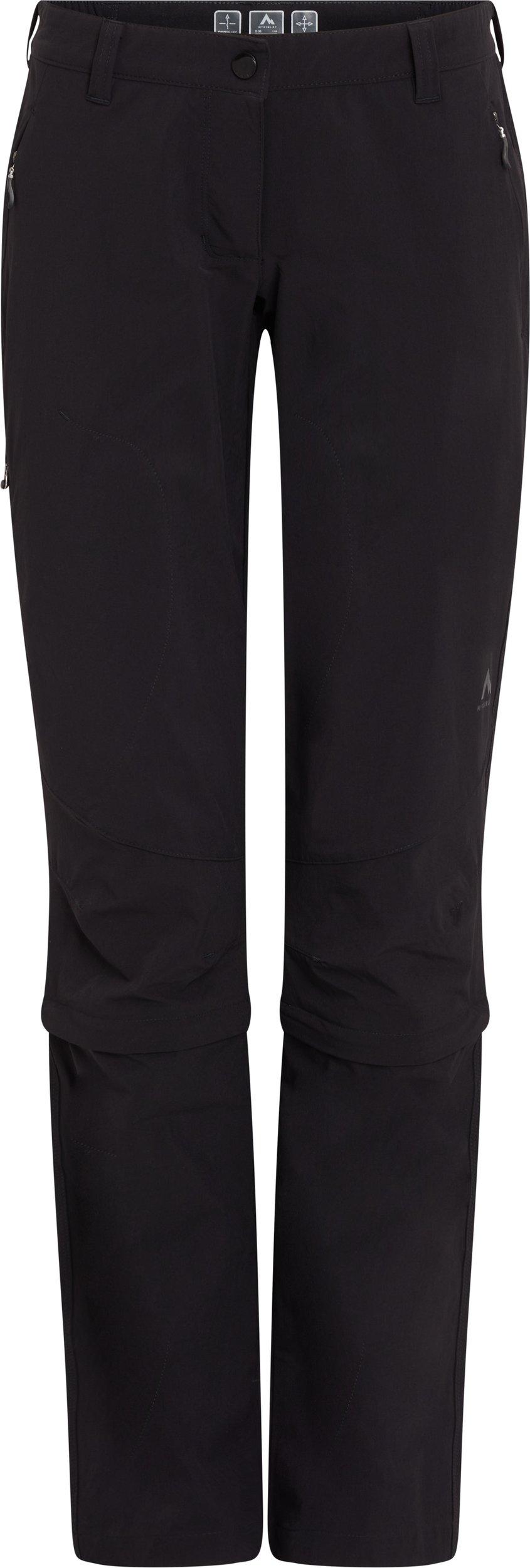 McKINLEY Damen Hose Da.-Abzipphose Mandorak II W 38 in Schwarz