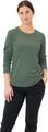 Damen Shirt Wo Essential LS T-Shirt 44 in Grün