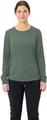 Damen Shirt Wo Essential LS T-Shirt 44 in Grün